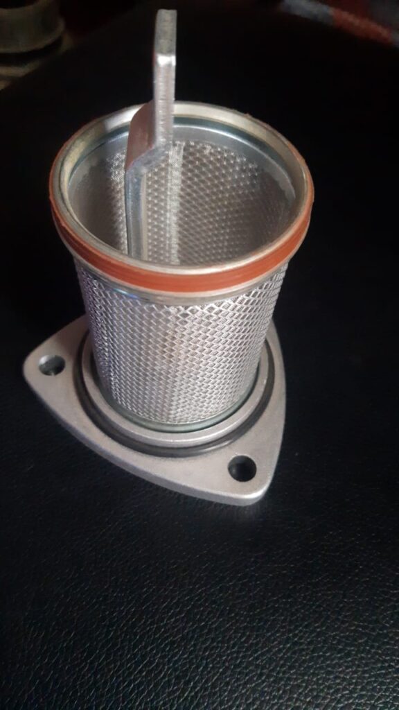 Pumping unit strainer